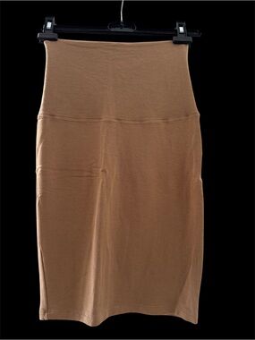 Bleusalt Camel Tube skirt Midi